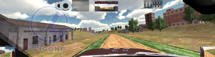 LG-SD01 4D動(dòng)感汽車駕駛模擬器(真車部件)