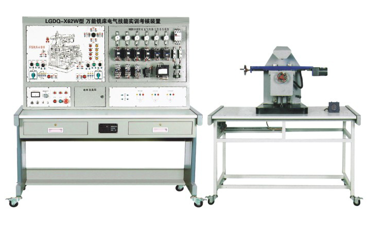 萬能銑床電氣技能實訓考核裝置
