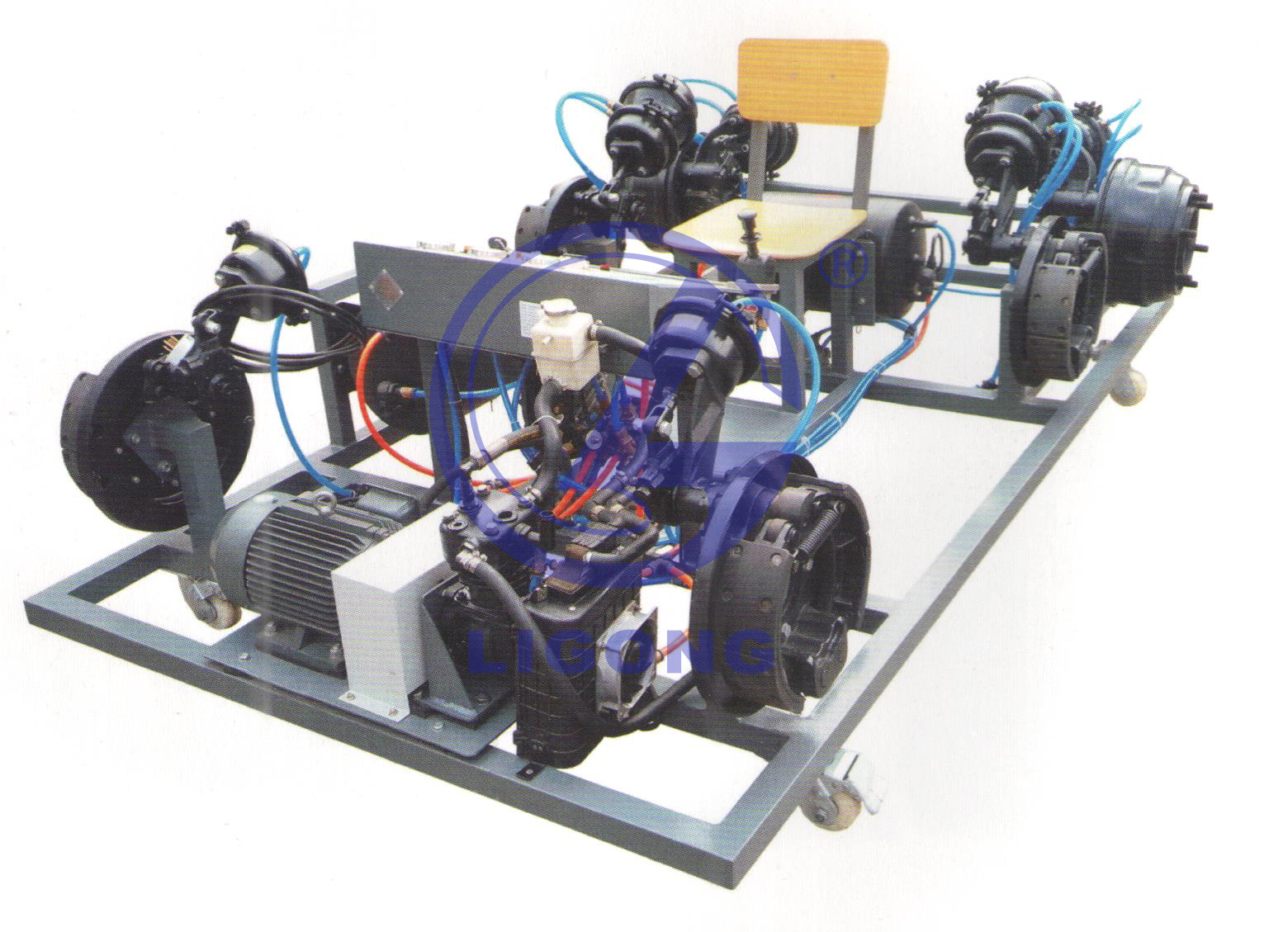 消防特種車(chē)輛氣壓制動(dòng)系統(tǒng)訓(xùn)練平臺(tái)